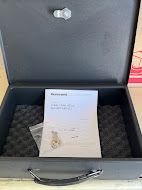 Honeywell 1104 Steel Security Box with Key Lock - Black, Portable Cash/Document Safe