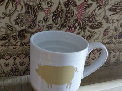 Pig mug from Cracker Barrel