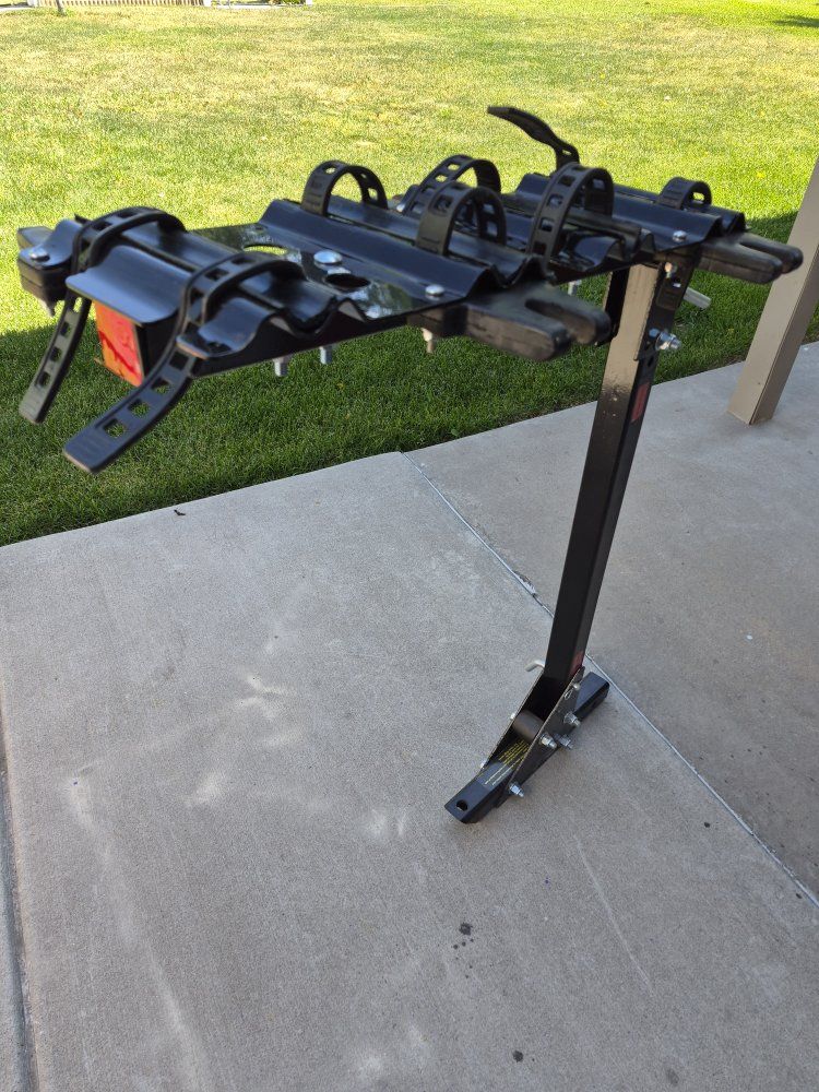 Buyers 4-Bike Hitch Mounted Bike Rack - Fits 2" Receivers, Towing Capacity 3,500 lbs.