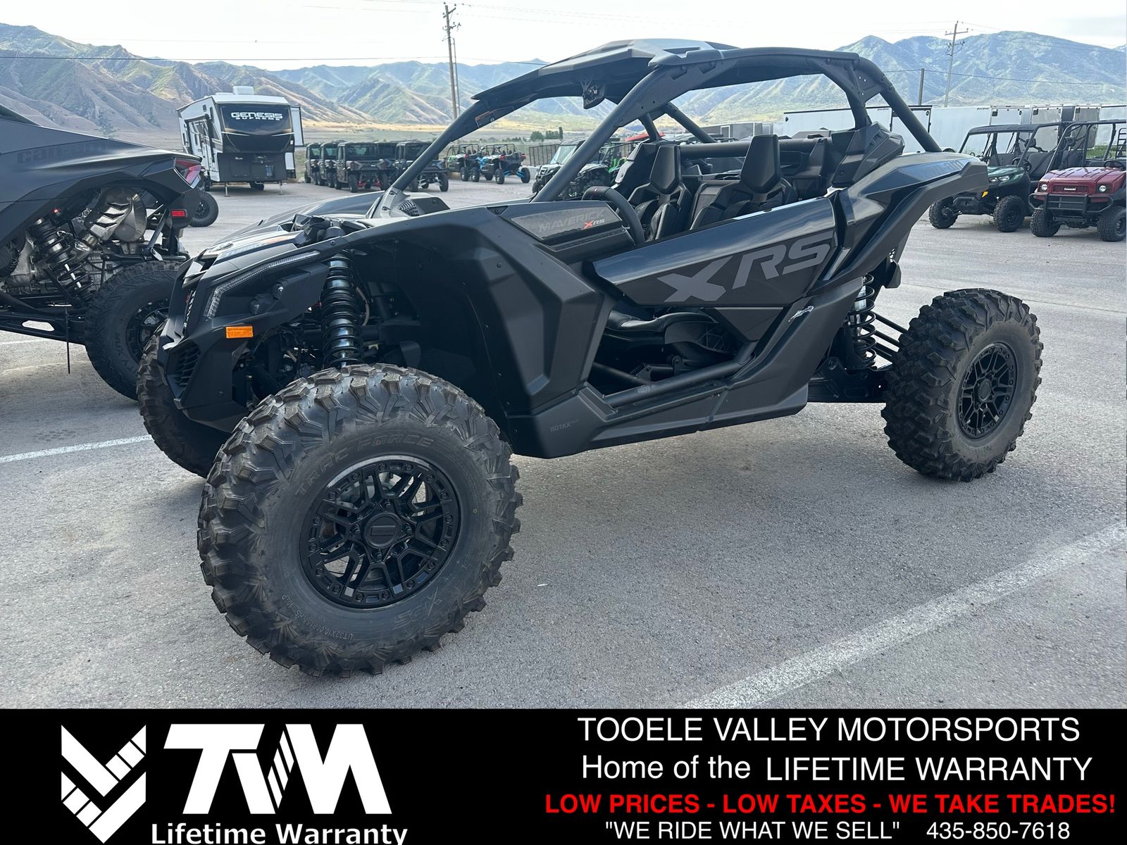 2026 CanAm Maverick X3 X RS Turbo RR Smart shocks with 10.25 touch screen