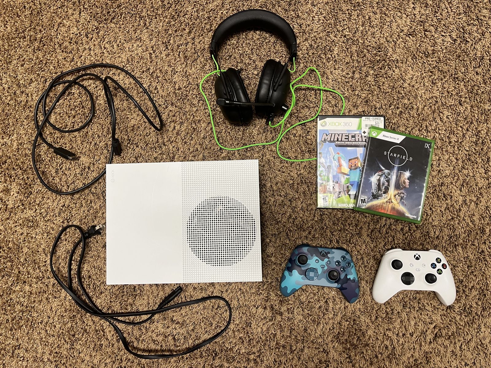 Xbox One S Full Setup w/games