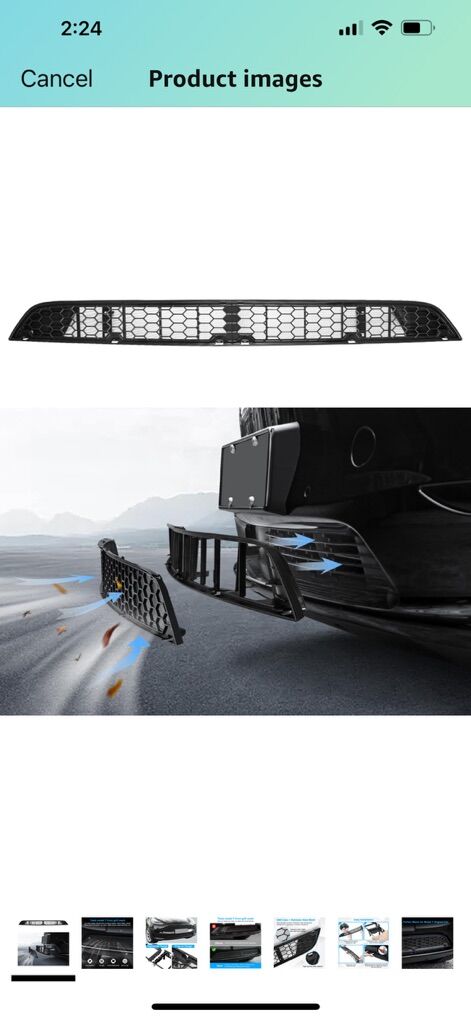 Tesla Model Y 2021-2025 Front Grill Inlet Vent