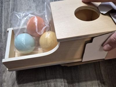 New HGWOT Montessori Wooden Object Permanence Box baby Toy set for 6 Months to 3 Years