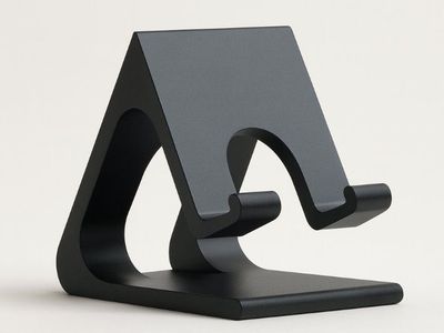 Universal Cell Phone Stand - Black Desktop Holder for Smartphones