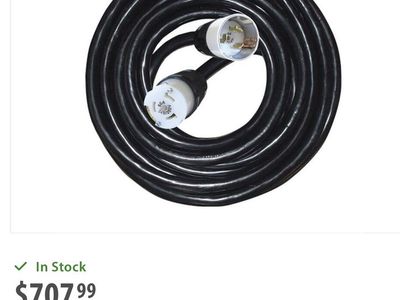 Voltec 100 Ft 6/3 8/1 STOW 50 Amp Temporary Power Cord 09-00215
