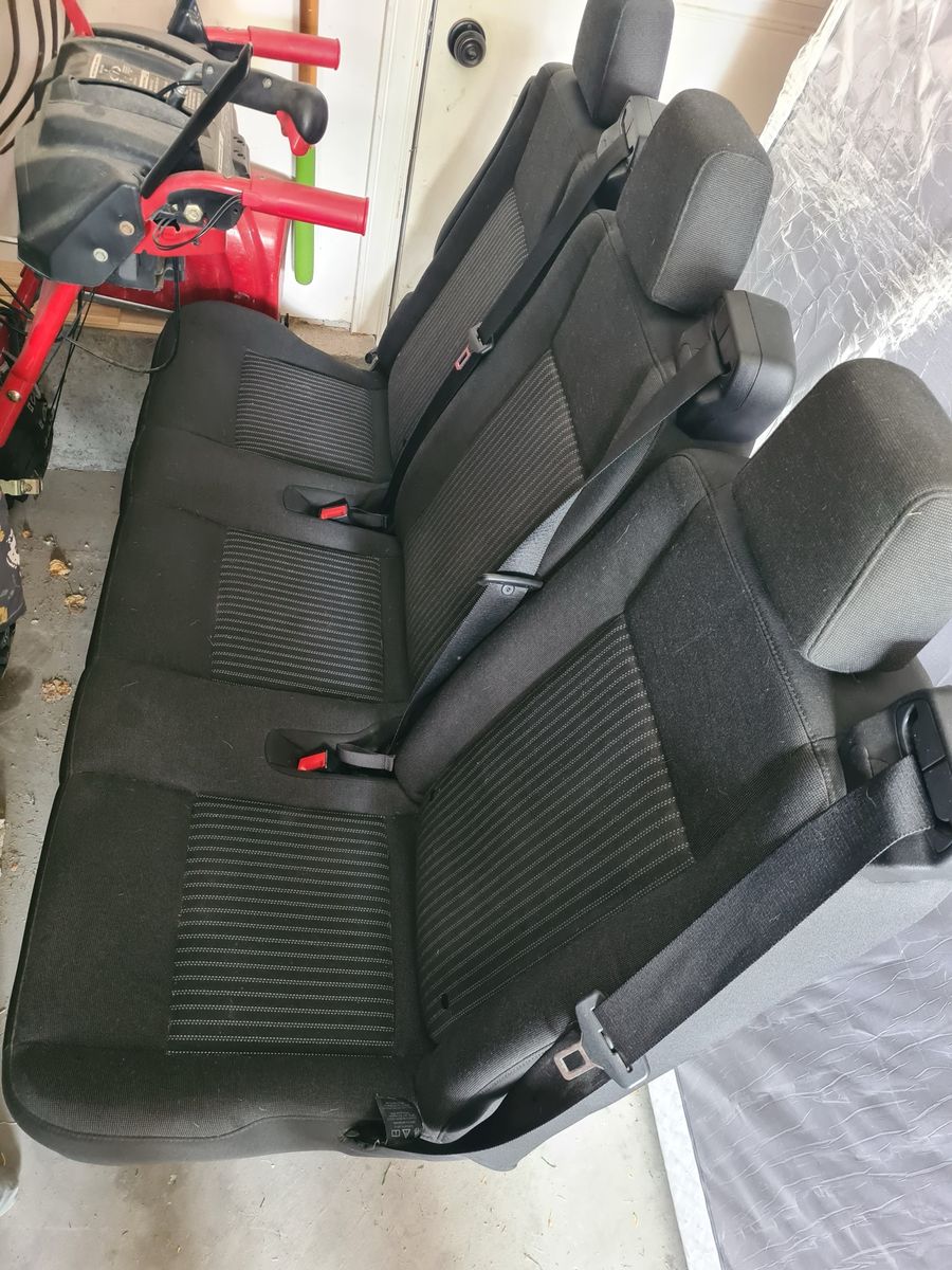 Ford Transit Van Rear Bench Seat w/ Seatbelts