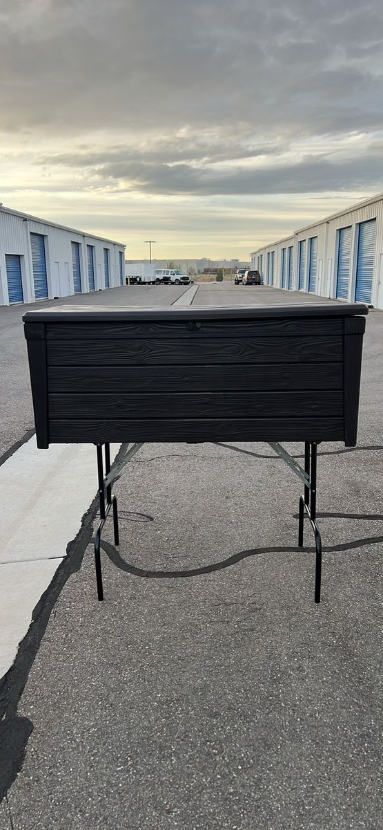 Keter Brightwood 120 Gallon Durable Resin Outdoor