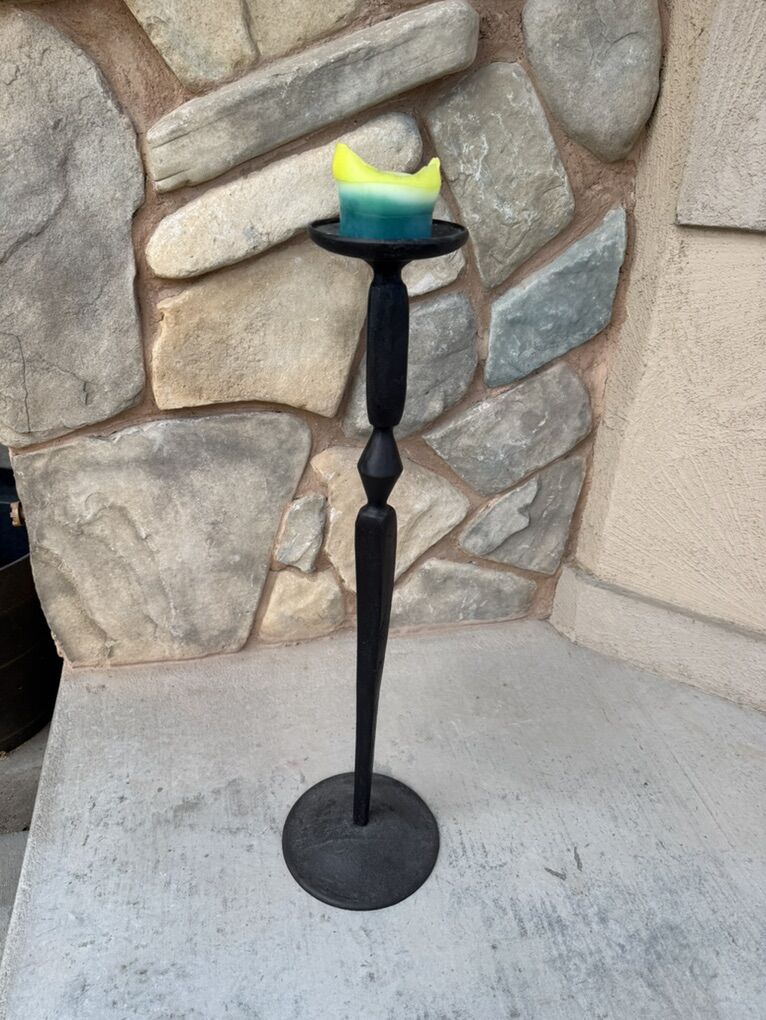Wrought Iron Candlestick