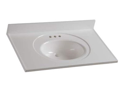 Glacier bay cultured marble 37” vanity top