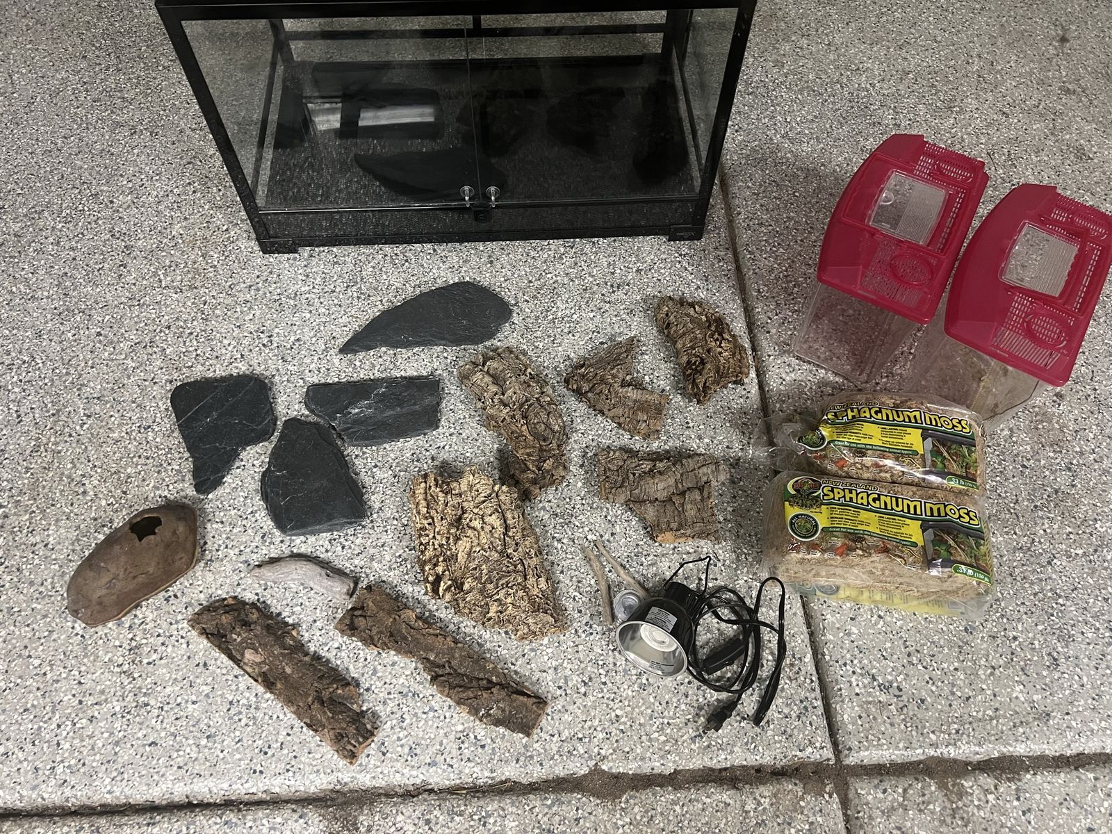 42-Gallon Terrarium And Accessories