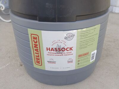 Reliance portable toilet