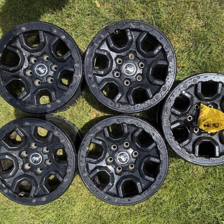 OEM Ford Bronco 17x8.5 Rims/Wheels - Set of 5