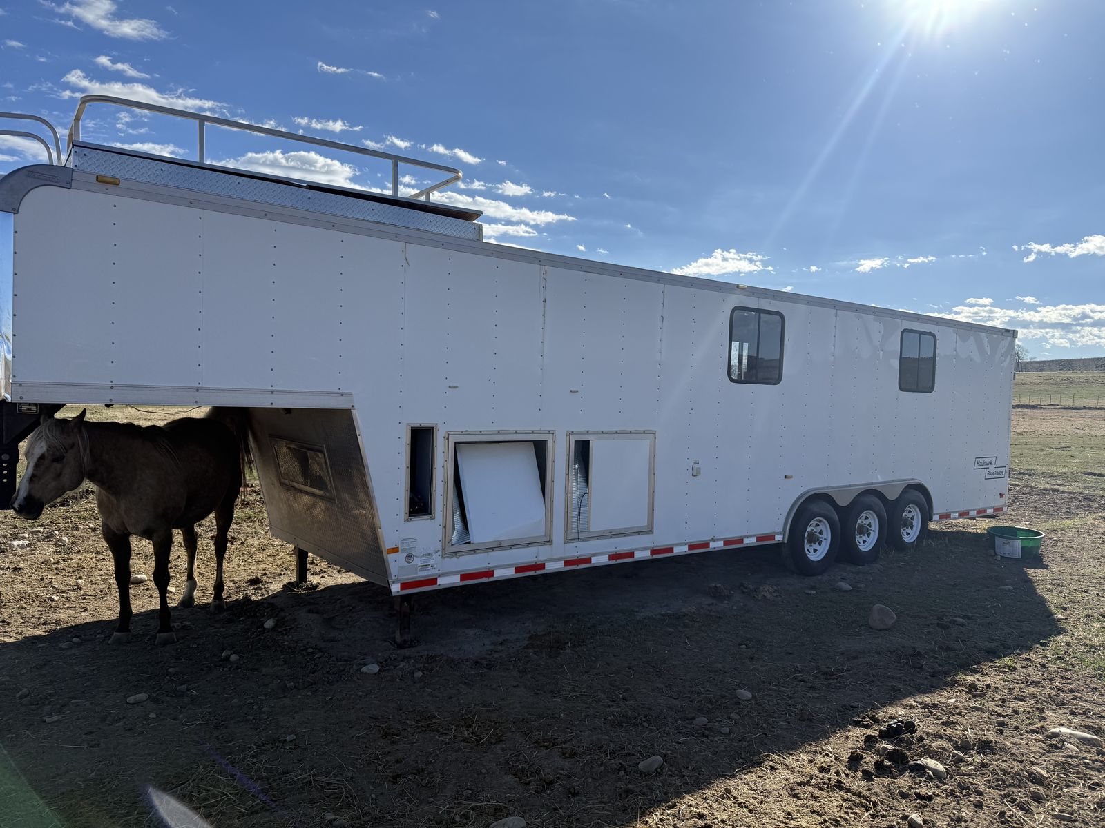 30’ enclosed work trailer
