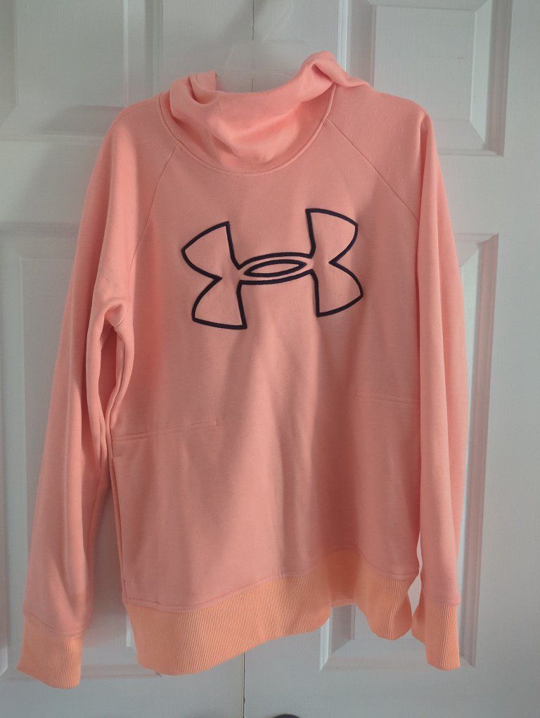 Women's Under Armour Hoodie -bright orange Size S