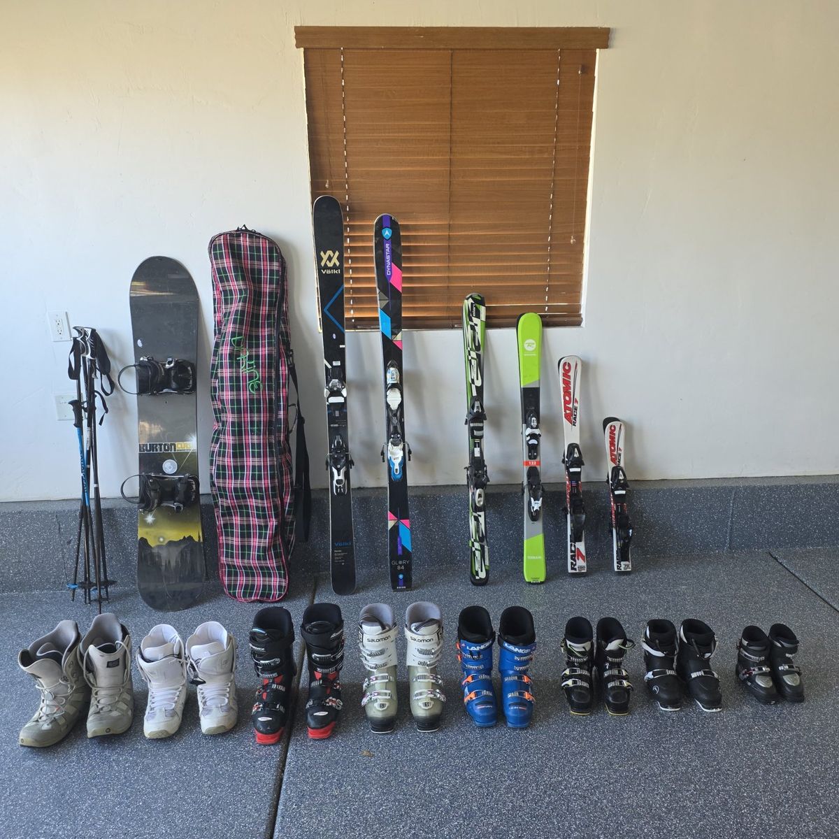 Skis - Boards - Boots - Moving Sale