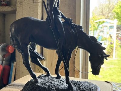Bronze horse/rider