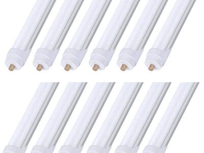 555 - 8ft LED Bulbs, 12 Pack 45W FA8 LED Tubes