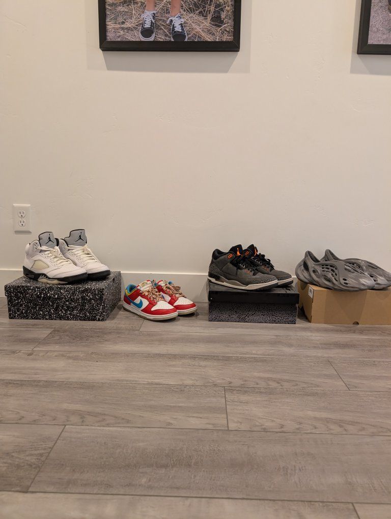 jordans, nikes, yeezy