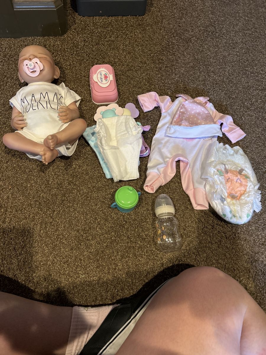 Reborn Baby Doll "Mama's Lil Man" with Outfits, Diapers, and Accessories