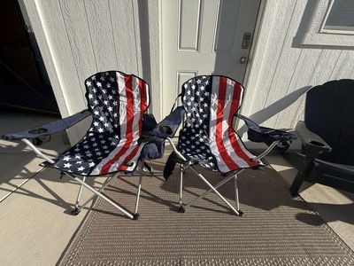Brand new Camp chairs - USA