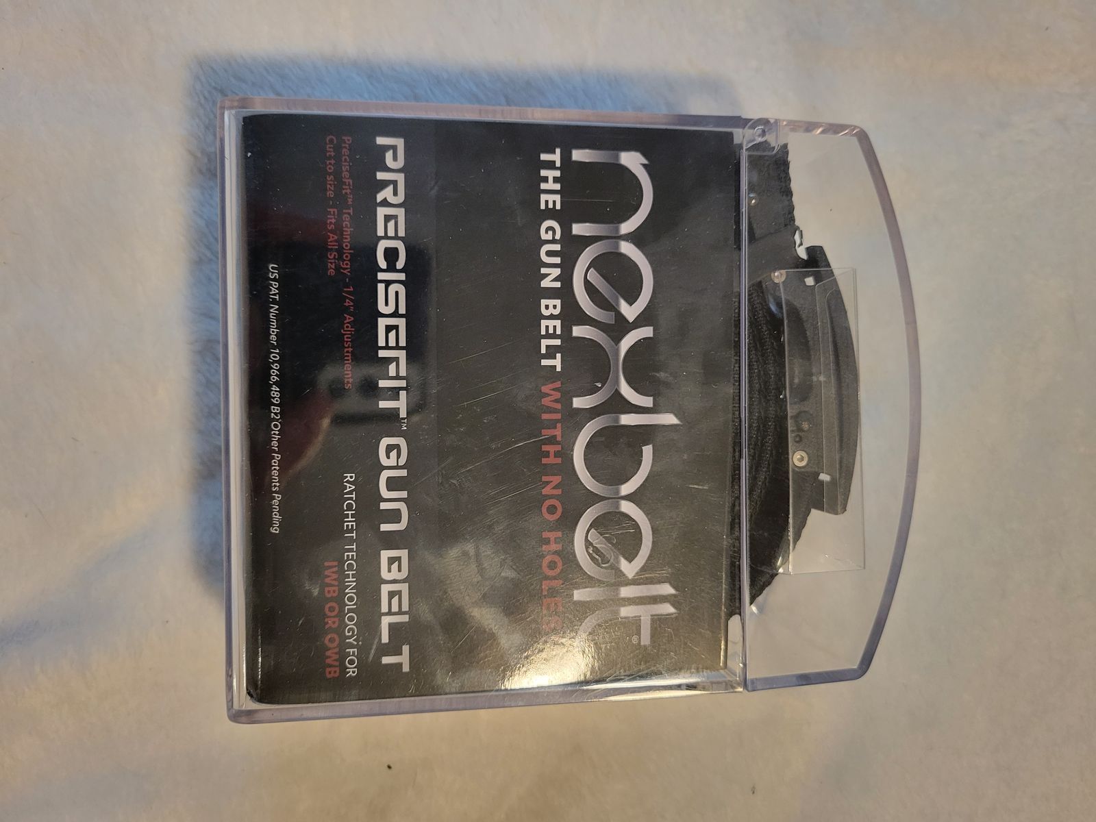 Nexbelt Titan Ratchet EDC Tactical Gun Belt - BRAND NEW in Pkg - Black