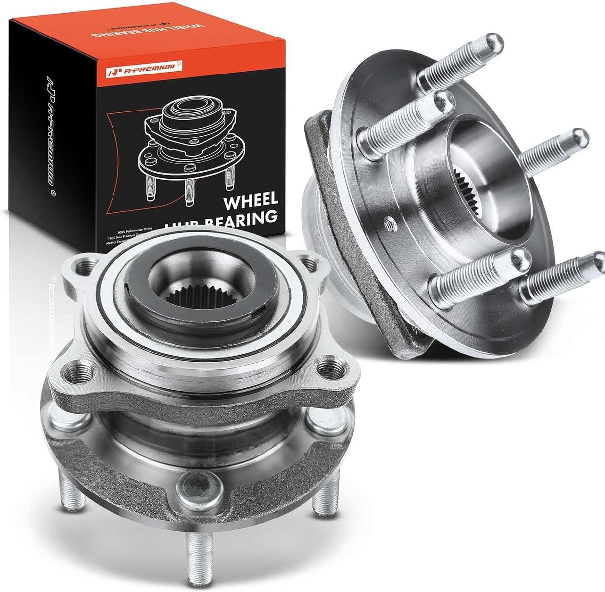 Hyundai / Kia Front Wheel Bearing and Hub Assembly 5-Lug Set