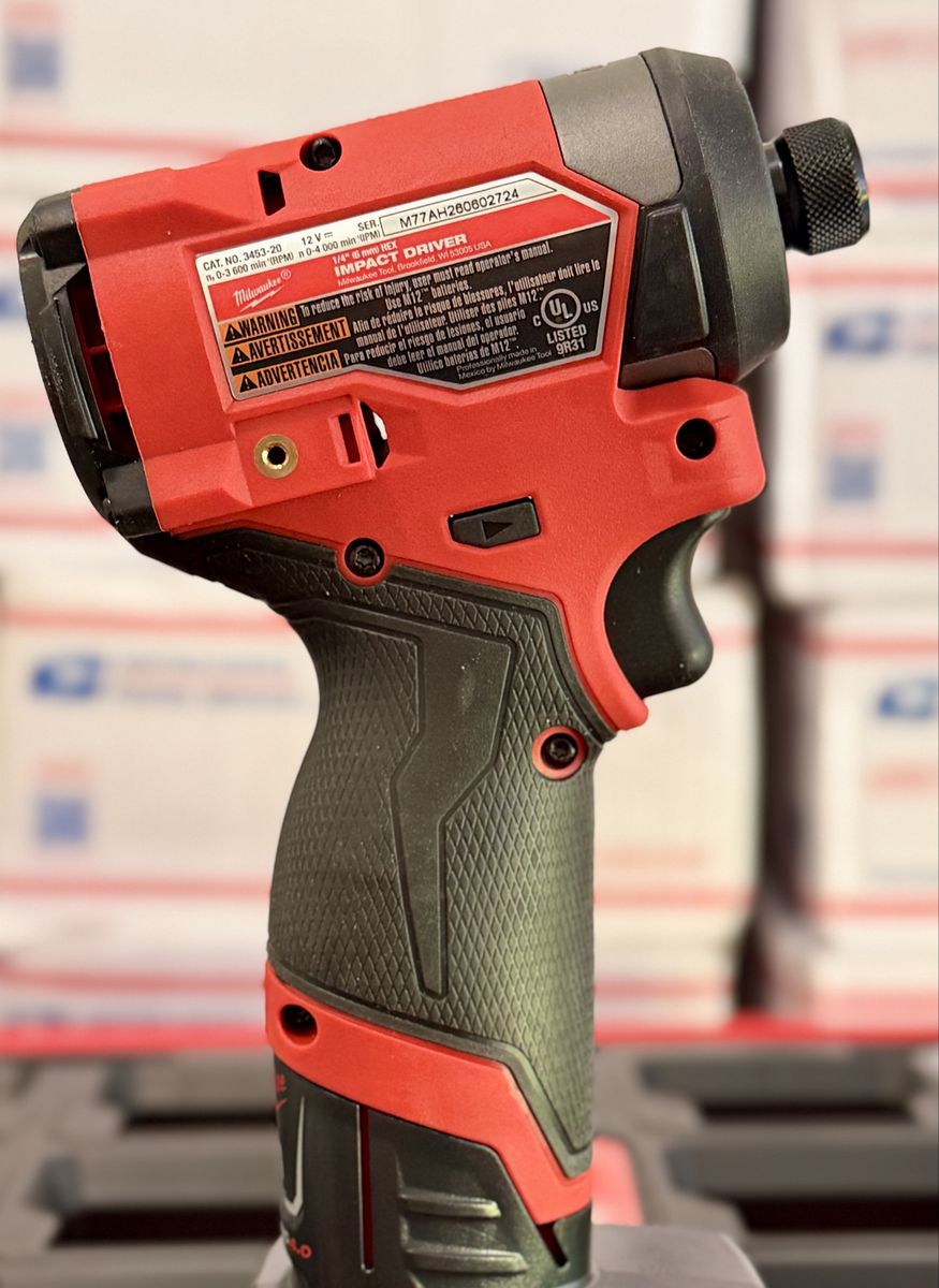 Milwaukee M12 3453-20 12V 1/4" Hex Impact Driver Tool Only