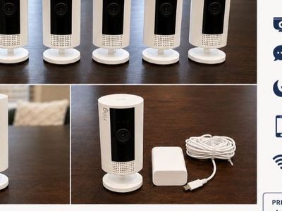 Ring Indoor Cam (1st Gen) - 6 Camera Complete Security System, 1080p HD Video, Night Vision