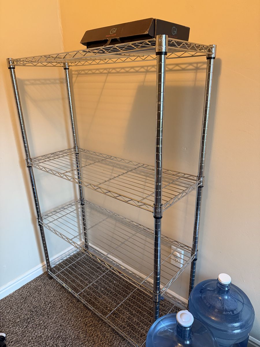 Metal shelf $45
