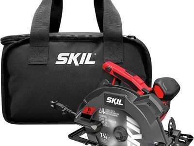 SKIL 15 Amp 7-1/4 Inch Circular Saw with Single Beam Laser Guide