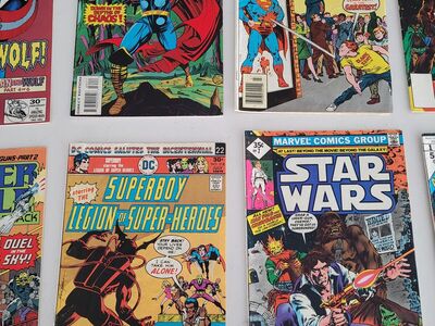 Comics DC and Marvel Collection from the 1970's