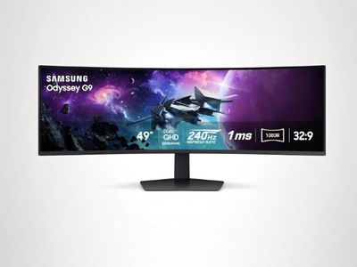 SAMSUNG 49" Odyssey G9 (G95C) Series DQHD 1000R Curved Gaming Monitor, 240Hz, 1ms(GtG), DisplayHDR 1000, AMD FreeSync Premium Pr
