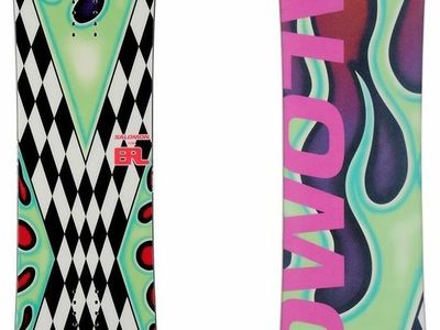 New sealed ERL X Salomon Flame-Print Snowboard 158