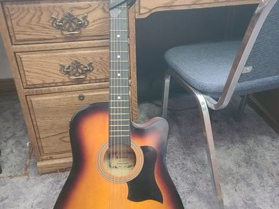 Joymusic JOY-201K Acoustic Guitar - Sunburst Finish