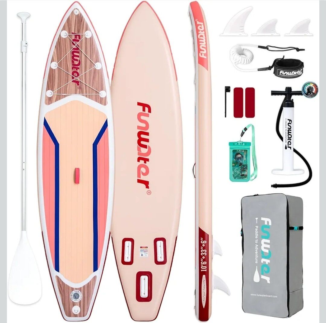 *NEW* FunWater Inflatable Stand Up Paddle Board