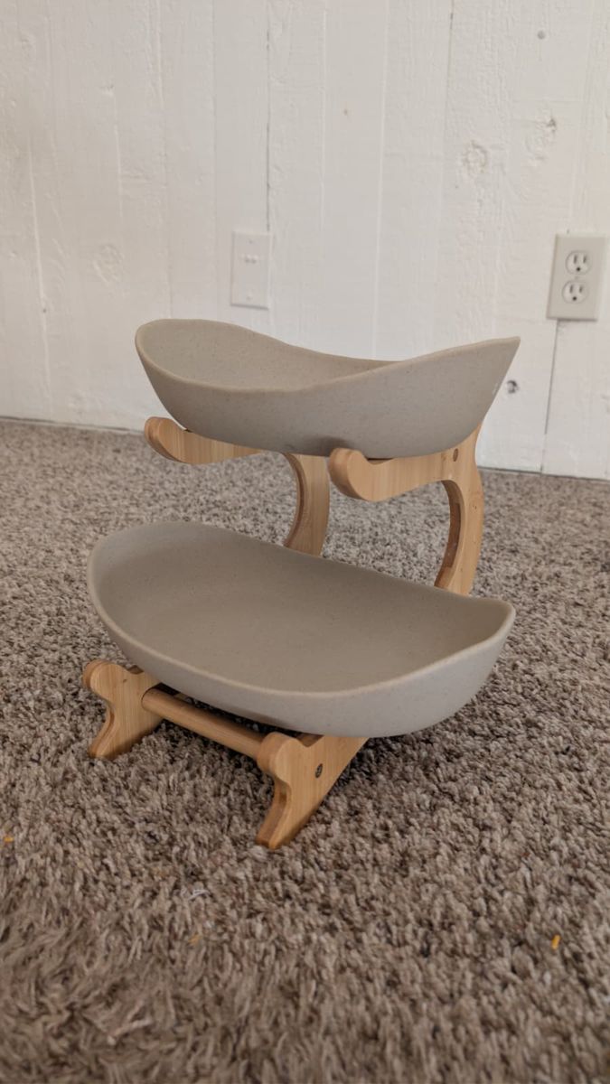 2 Tier Ceramic Fruit Basket