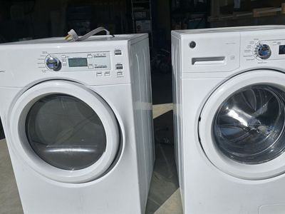 free GE Front-Load Washer & Electric Dryer Set