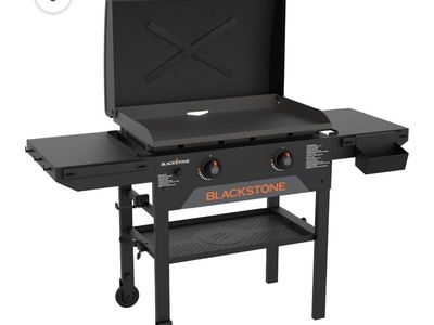 Blackstone 28" Griddle with Hood (Model 2429) - Omnivore Plate, 2 Heat Zones, New in Box