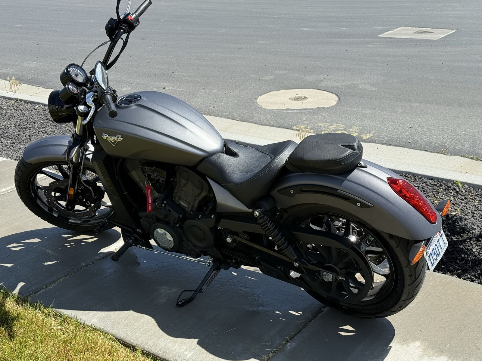 Victory Octane Cruiser Motorcycle Matte Gray V-Twin 1200cc