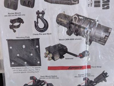 4500 super ATV winch