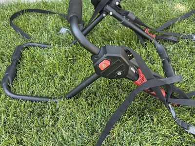 Trunk Mount Bicycle Carrier Rack with Straps - 2 Bike Capacity