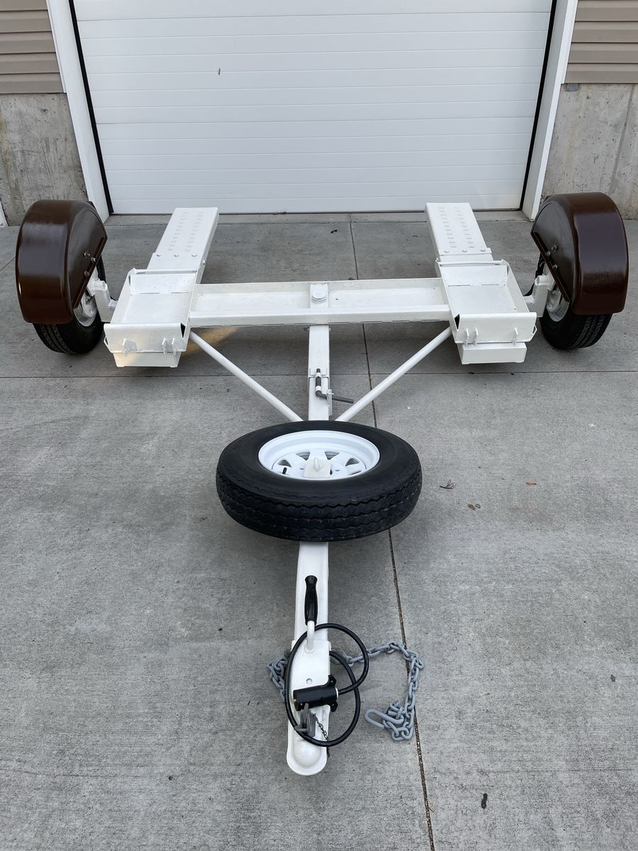 Heavy-Duty Tow Dolly for Car or ATV with Spare Tire - Excellent Condition