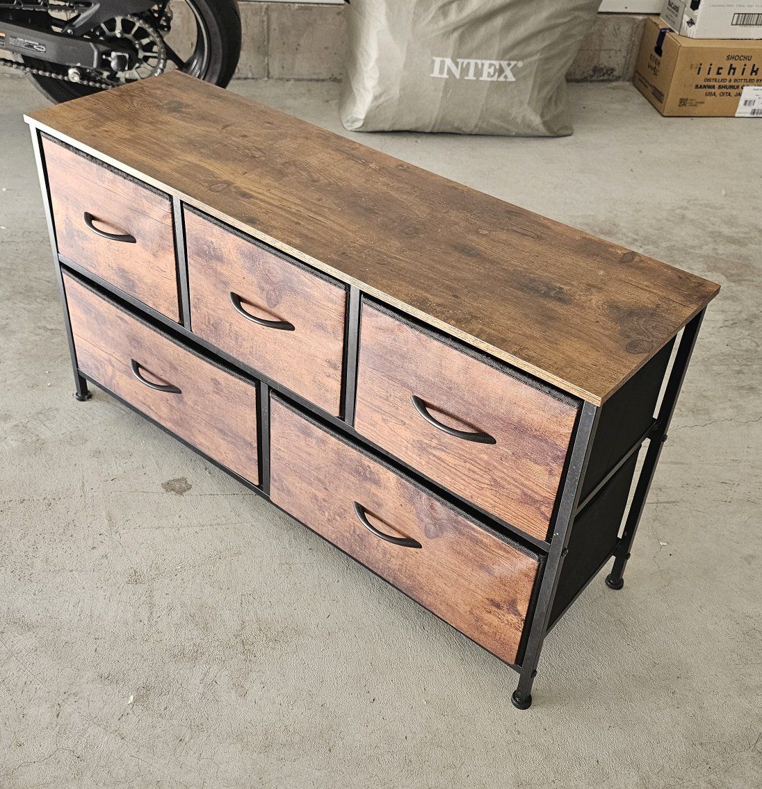 Small 5 drawer storage bin