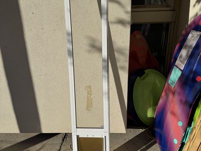 pet door insert for sliding glass door