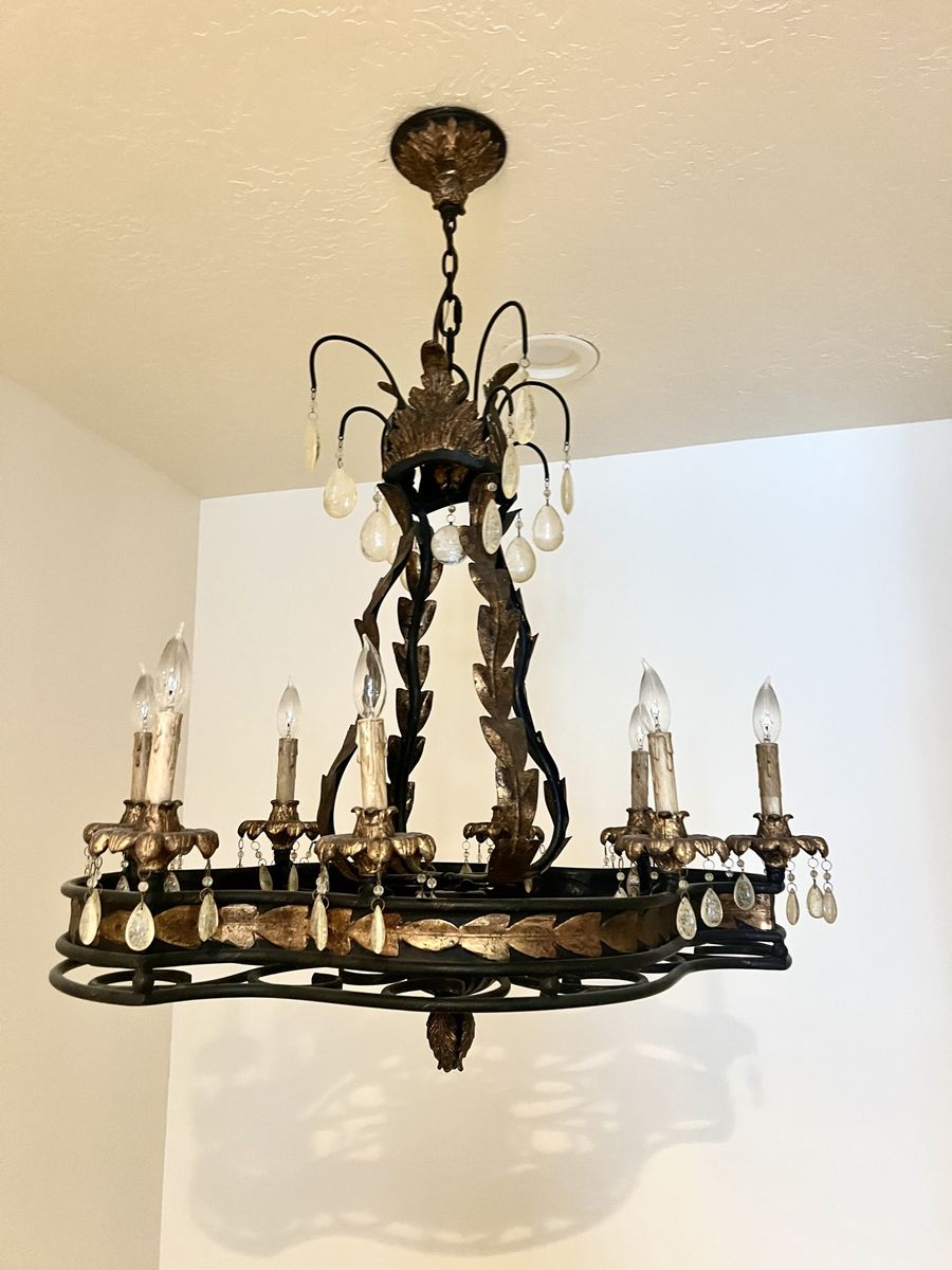 Old World Bronze Chandelier