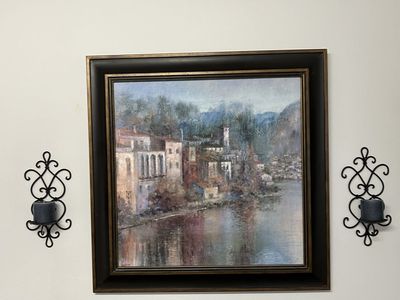 Beautiful Mediterranean framed print