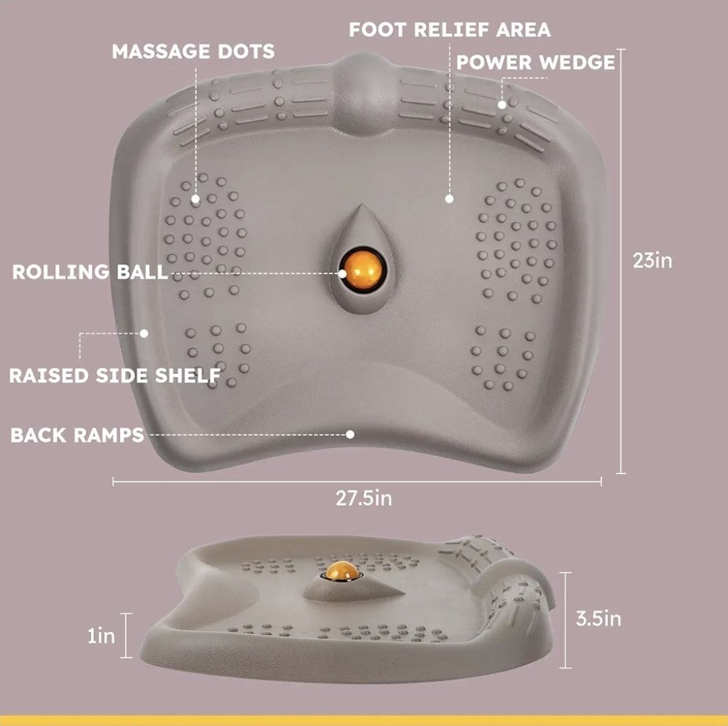 New Standing Desk Anti Fatigue Mat Massaging Foam