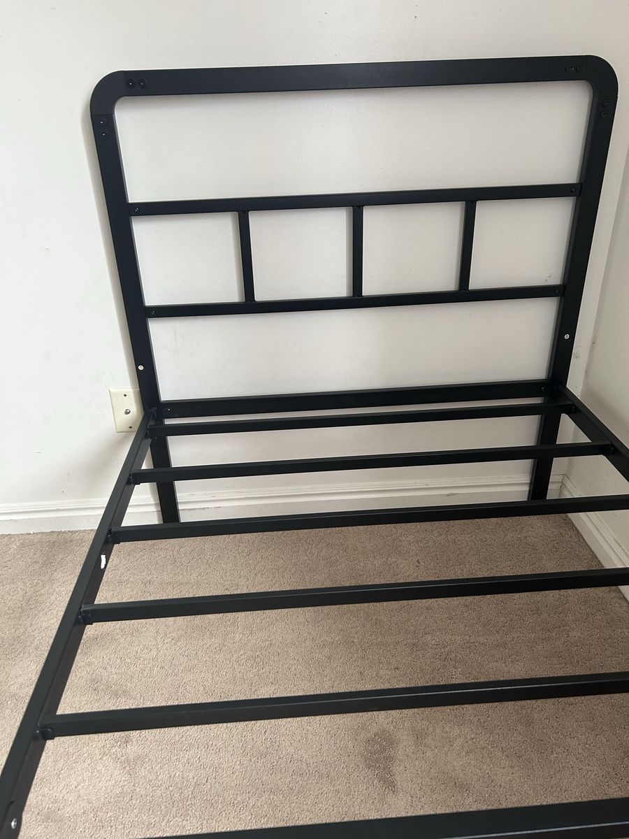 Metal twin bed frame