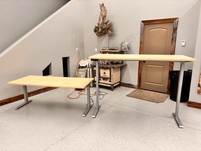 2 Friant My-Hite Electric Standing Desks – 72” Commercial Adjustable Desks – $300 Each