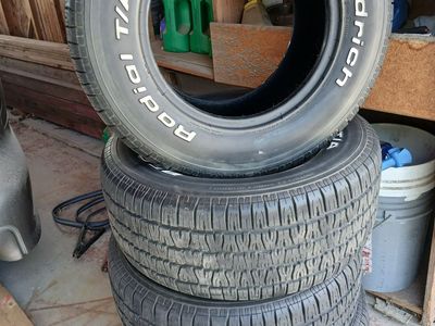 4 - BFGoodrich radial TA 245/60/14 tires